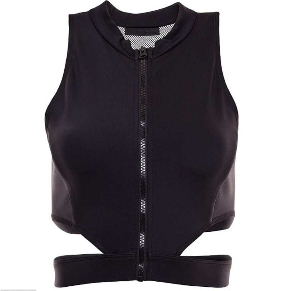 Cushnie Et Ochs Iris Crop Top